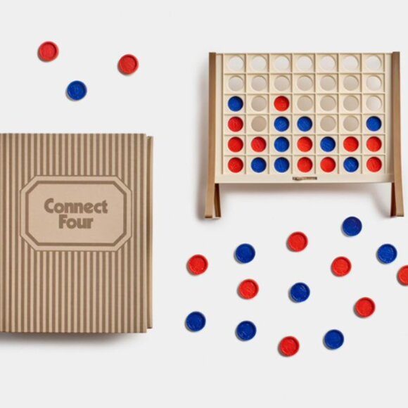 Connect 4 Board Game - Hearth & Hand with Magnolia Brown - Picture 4 of 9